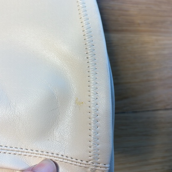 Schutz Over the Knee Leather Boots Guily Eggshell Square Toe NWOB Size 6.5 - Picture 9 of 11